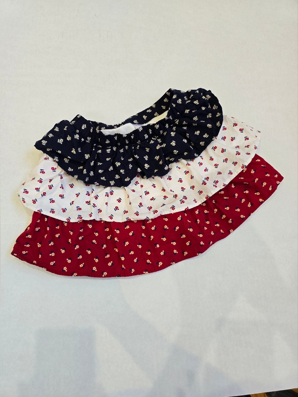 Gymboree 7 Americana Summer Floral Ruffle Skort